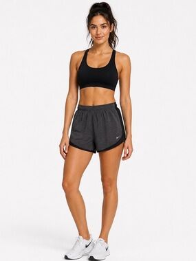 NWT Nike Dri-FIT Tempo Running Shorts in Black Heather Gray, Size Small